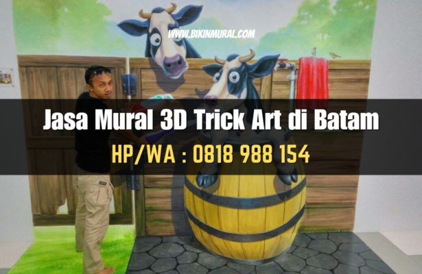 Jasa Mural 3D Trick Art di Batam