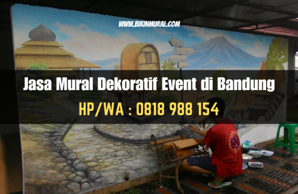 Jasa Mural Dekoratif Event di Bandung