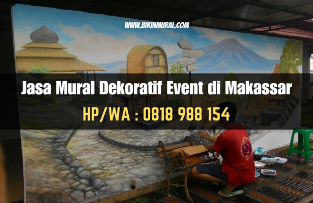 Jasa Mural Dekoratif Event di Makassar