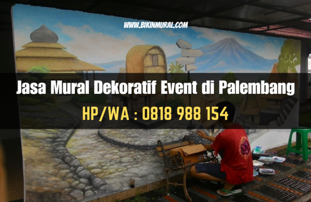 Jasa Mural Dekoratif Event di Palembang